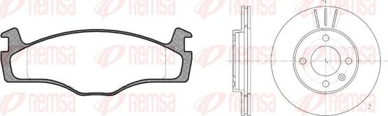 Remsa 8171.00 - Bremsensatz, Scheibenbremse alexcarstop-ersatzteile.com