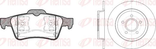 Remsa 8842.01 - Bremsensatz, Scheibenbremse alexcarstop-ersatzteile.com