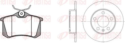 Remsa 8263.01 - Bremsensatz, Scheibenbremse alexcarstop-ersatzteile.com