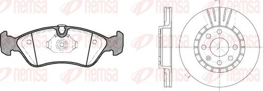 Remsa 8286.01 - Bremsensatz, Scheibenbremse alexcarstop-ersatzteile.com