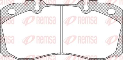 Remsa JCA 640.00 - Bremsbelagsatz, Scheibenbremse alexcarstop-ersatzteile.com