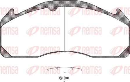 Remsa JCA 1033.00 - Bremsbelagsatz, Scheibenbremse alexcarstop-ersatzteile.com