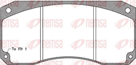 Remsa JCA 346.40 - Bremsbelagsatz, Scheibenbremse alexcarstop-ersatzteile.com