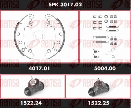 Remsa SPK 3017.02 - Bremsbackensatz alexcarstop-ersatzteile.com