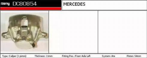 Remy DC80854 - Bremssattel alexcarstop-ersatzteile.com