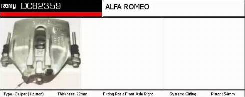 Remy DC82359 - Bremssattel alexcarstop-ersatzteile.com