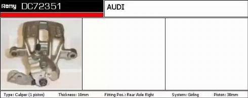 Remy DC72351 - Bremssattel alexcarstop-ersatzteile.com