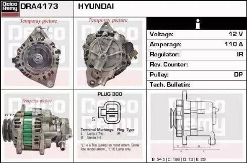 Remy DRA4173 - Generator alexcarstop-ersatzteile.com