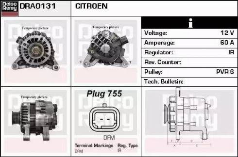 Remy DRA0131 - Generator alexcarstop-ersatzteile.com