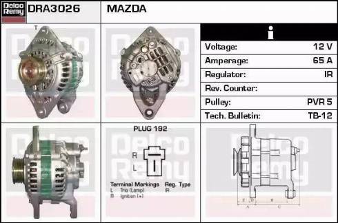 Remy DRA3026 - Generator alexcarstop-ersatzteile.com