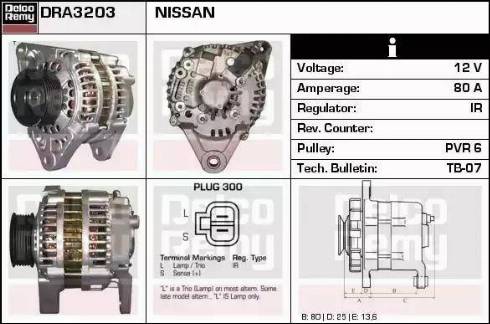 Remy DRA3203 - Generator alexcarstop-ersatzteile.com