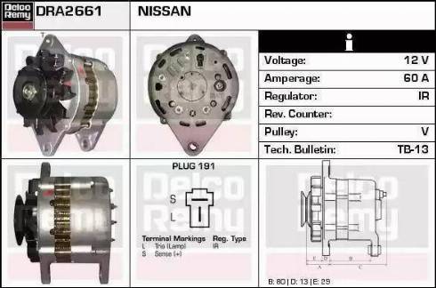 Remy DRA3441 - Generator alexcarstop-ersatzteile.com