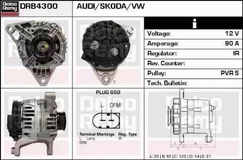 Remy DRB4300 - Generator alexcarstop-ersatzteile.com