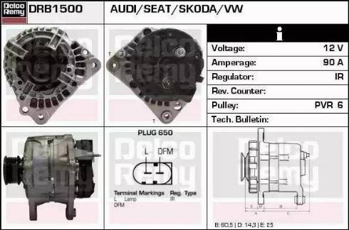 Remy DRB1500 - Generator alexcarstop-ersatzteile.com