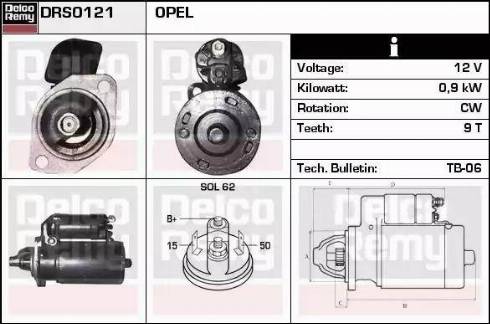 Remy DRS0121 - Starter alexcarstop-ersatzteile.com