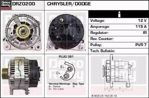 Remy DRZ0200 - Generator alexcarstop-ersatzteile.com