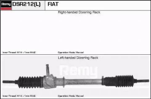 Remy DSR212L - Lenkgetriebe alexcarstop-ersatzteile.com