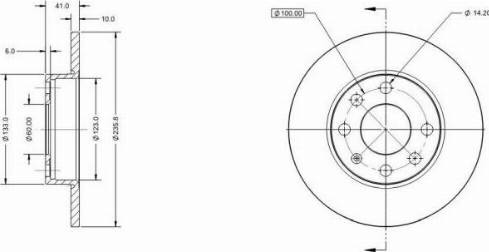 Remy RAD1441C - Bremsscheibe alexcarstop-ersatzteile.com