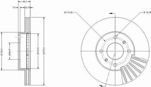 Remy RAD1479C - Bremsscheibe alexcarstop-ersatzteile.com