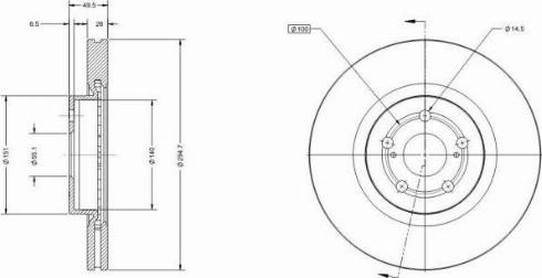 Remy RAD1603C - Bremsscheibe alexcarstop-ersatzteile.com