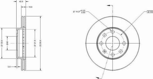 Remy RAD1069C - Bremsscheibe alexcarstop-ersatzteile.com