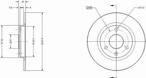 Remy RAD1067C - Bremsscheibe alexcarstop-ersatzteile.com