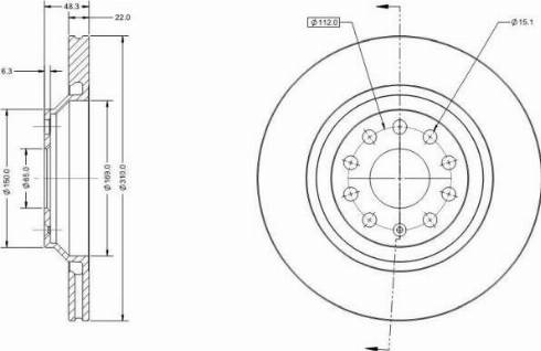 Remy RAD1015C - Bremsscheibe alexcarstop-ersatzteile.com