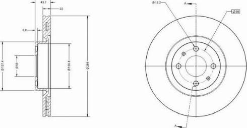 Remy RAD1086C - Bremsscheibe alexcarstop-ersatzteile.com