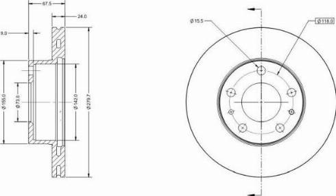 Remy RAD1079C - Bremsscheibe alexcarstop-ersatzteile.com