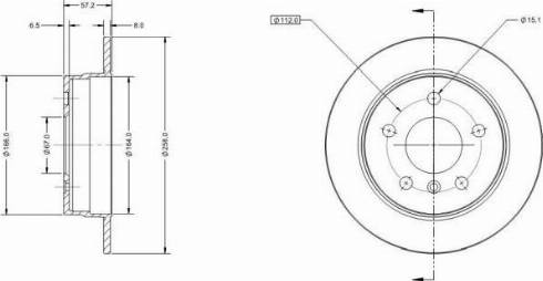 Remy RAD1074C - Bremsscheibe alexcarstop-ersatzteile.com