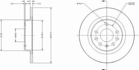 Remy RAD1196C - Bremsscheibe alexcarstop-ersatzteile.com