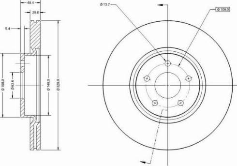 Remy RAD1305C - Bremsscheibe alexcarstop-ersatzteile.com