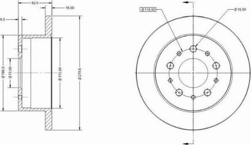 Remy RAD1316C - Bremsscheibe alexcarstop-ersatzteile.com