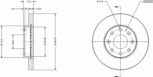 Remy RAD1291C - Bremsscheibe alexcarstop-ersatzteile.com