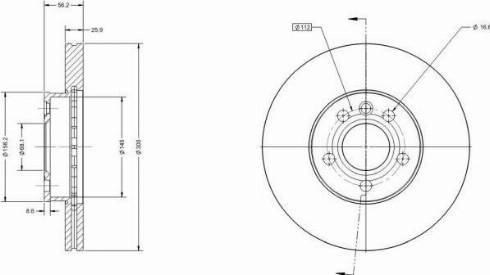 Remy RAD1267C - Bremsscheibe alexcarstop-ersatzteile.com