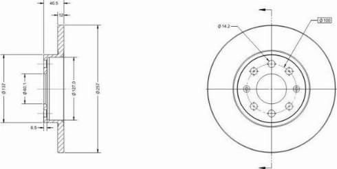 Remy RAD1797C - Bremsscheibe alexcarstop-ersatzteile.com