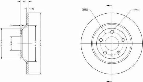 Remy RAD2169C - Bremsscheibe alexcarstop-ersatzteile.com