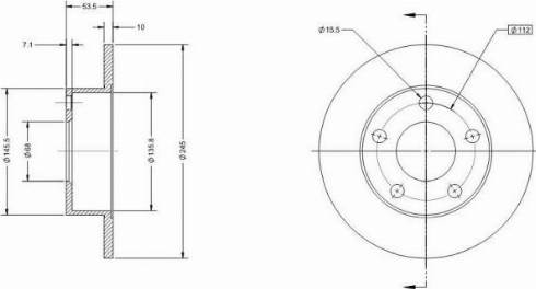 Remy RAD2300C - Bremsscheibe alexcarstop-ersatzteile.com