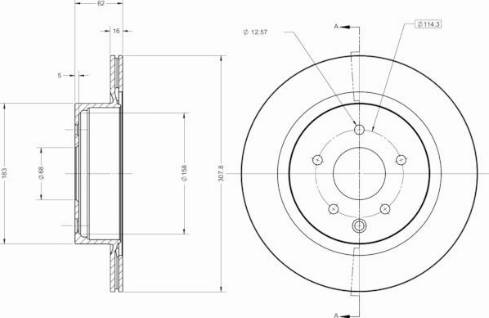 Remy RAD2738C - Bremsscheibe alexcarstop-ersatzteile.com