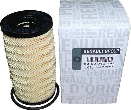 RENAULT 82 00 362 442 - Ölfilter alexcarstop-ersatzteile.com