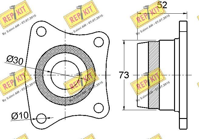 REPKIT RKB1667 - Radlagersatz alexcarstop-ersatzteile.com