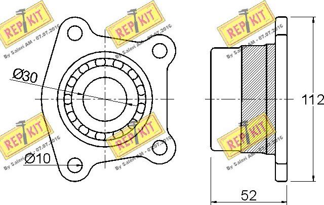 REPKIT RKB1673 - Radlagersatz alexcarstop-ersatzteile.com