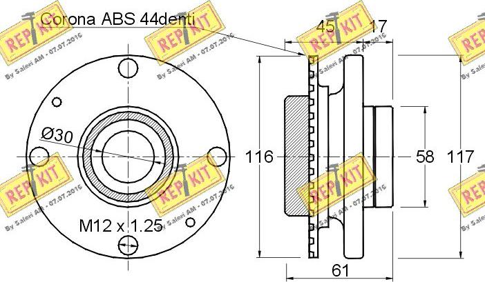 REPKIT RKB1237 - Radlagersatz alexcarstop-ersatzteile.com