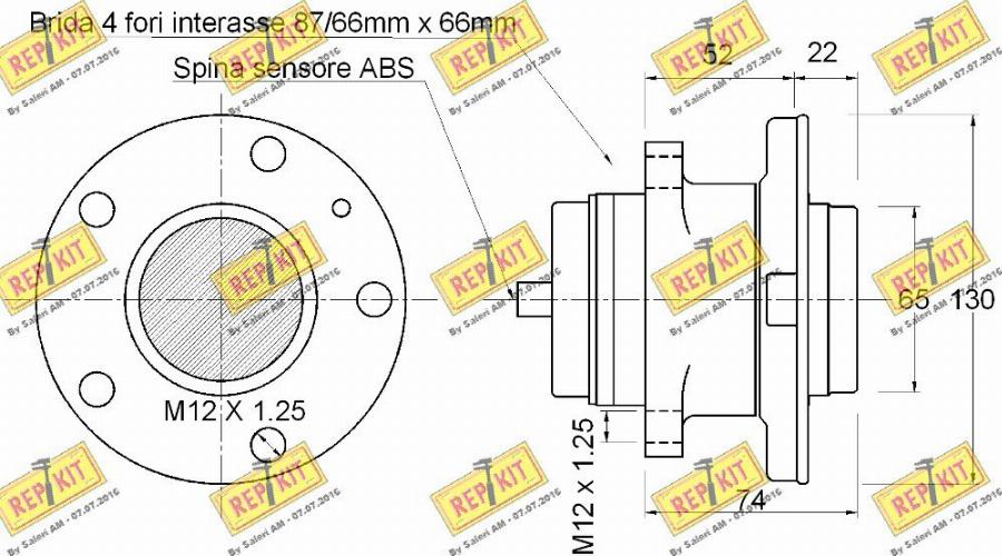 REPKIT RKB2837 - Radlagersatz alexcarstop-ersatzteile.com