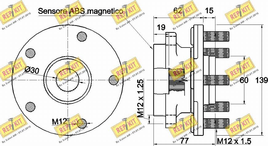 REPKIT RKB2326 - Radlagersatz alexcarstop-ersatzteile.com