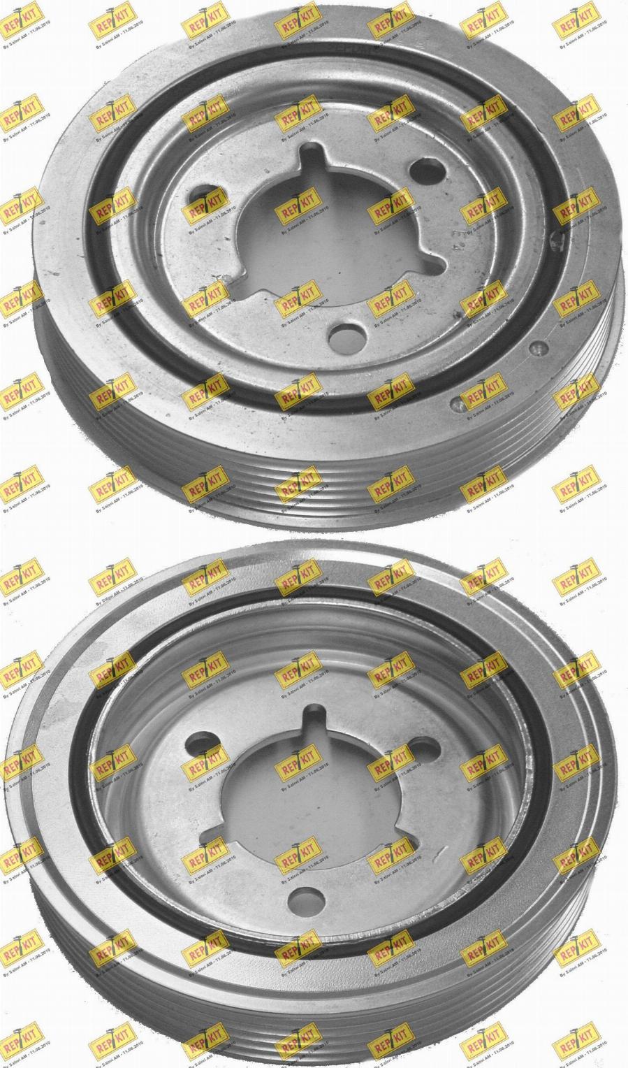 REPKIT RKT9069 - Riemenscheibe, Kurbelwelle alexcarstop-ersatzteile.com