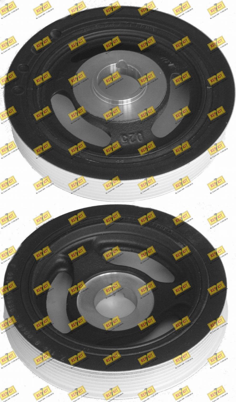 REPKIT RKT9127 - Riemenscheibe, Kurbelwelle alexcarstop-ersatzteile.com