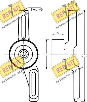 REPKIT RKT1264 - Riemenspanner, Keilrippenriemen alexcarstop-ersatzteile.com