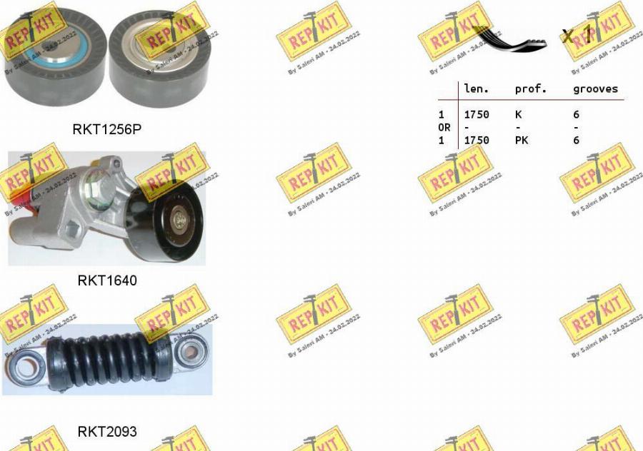 REPKIT RKTA0094 - Keilrippenriemensatz alexcarstop-ersatzteile.com