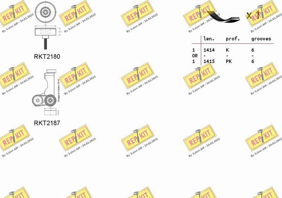 REPKIT RKTA0061 - Keilrippenriemensatz alexcarstop-ersatzteile.com